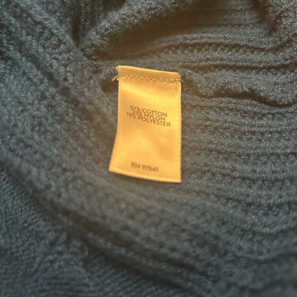 Peacock blue J. Jill sweater vest, size Small Petite - Picture 4 of 5